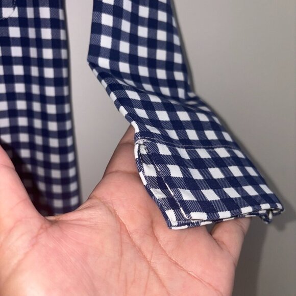 NWOT Southern Tide Nautical Navy Jessica Gingham Performance Collared Dress XS - Picture 5 of 14